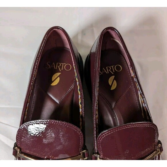 Sarto by Franco Sarto Eda 3 Slip-On Loafer in Dark Burgundy 6M 8W - Picture 13 of 16